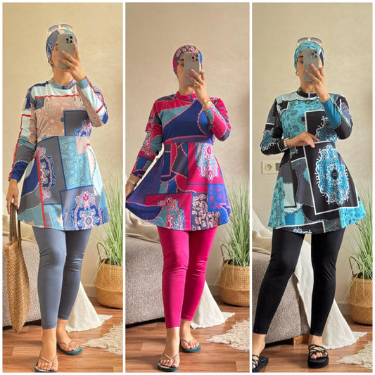 Burkini syclism 3 pièces