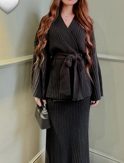 طقم تريكو من قطعتين