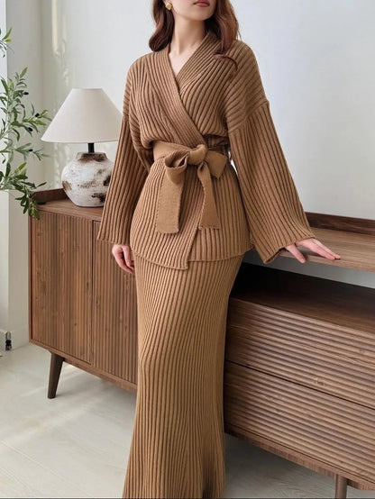 طقم تريكو من قطعتين