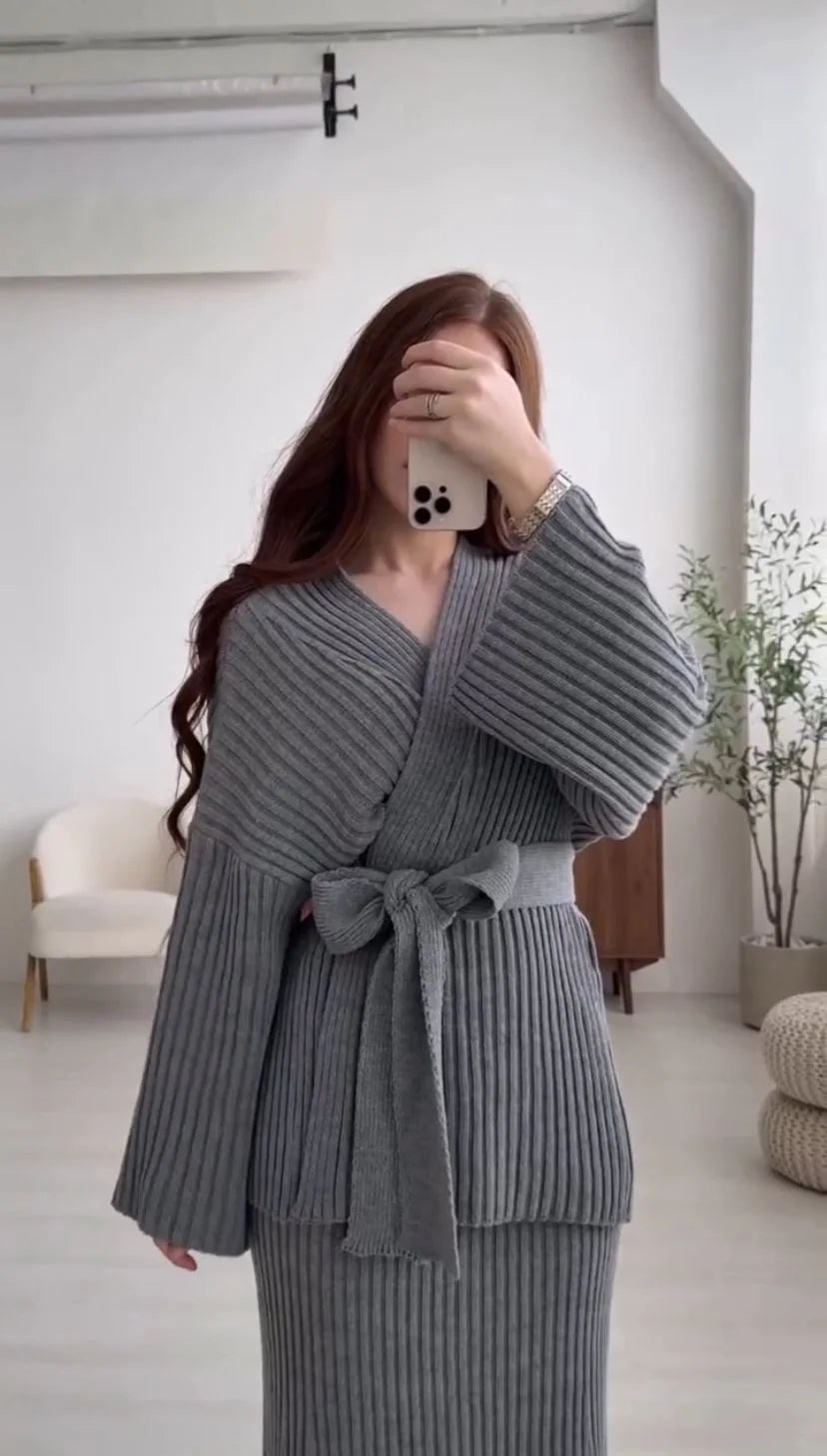 طقم تريكو من قطعتين