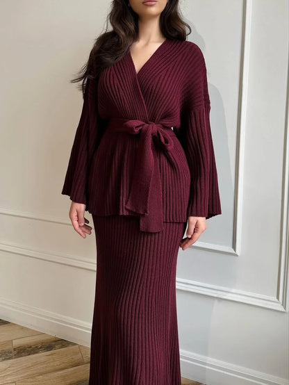 طقم تريكو من قطعتين