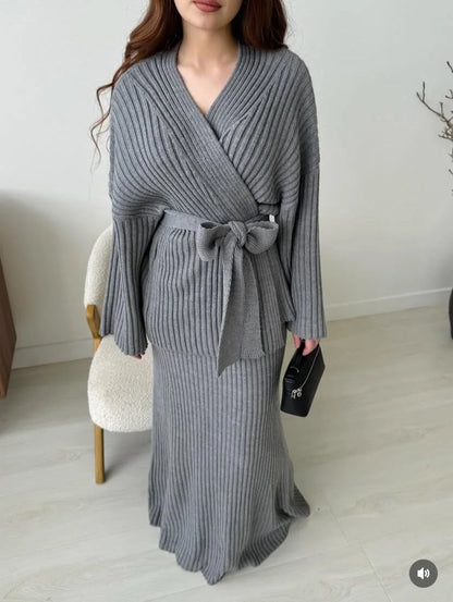 طقم تريكو من قطعتين