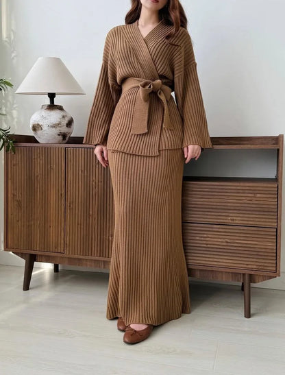 طقم تريكو من قطعتين