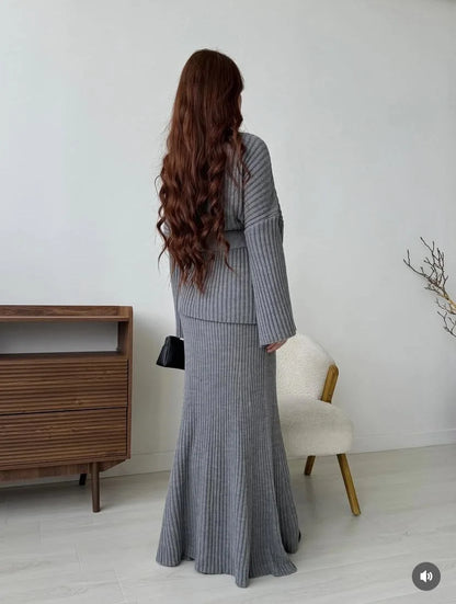 طقم تريكو من قطعتين